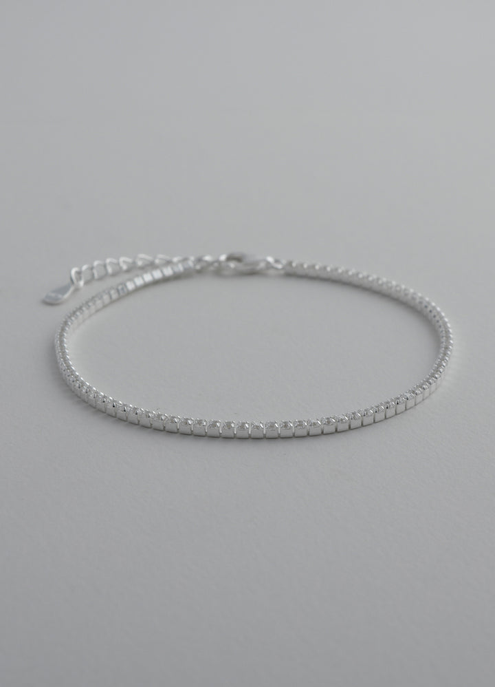 ジルコニアラインブレスレット 1 (SV)Toii