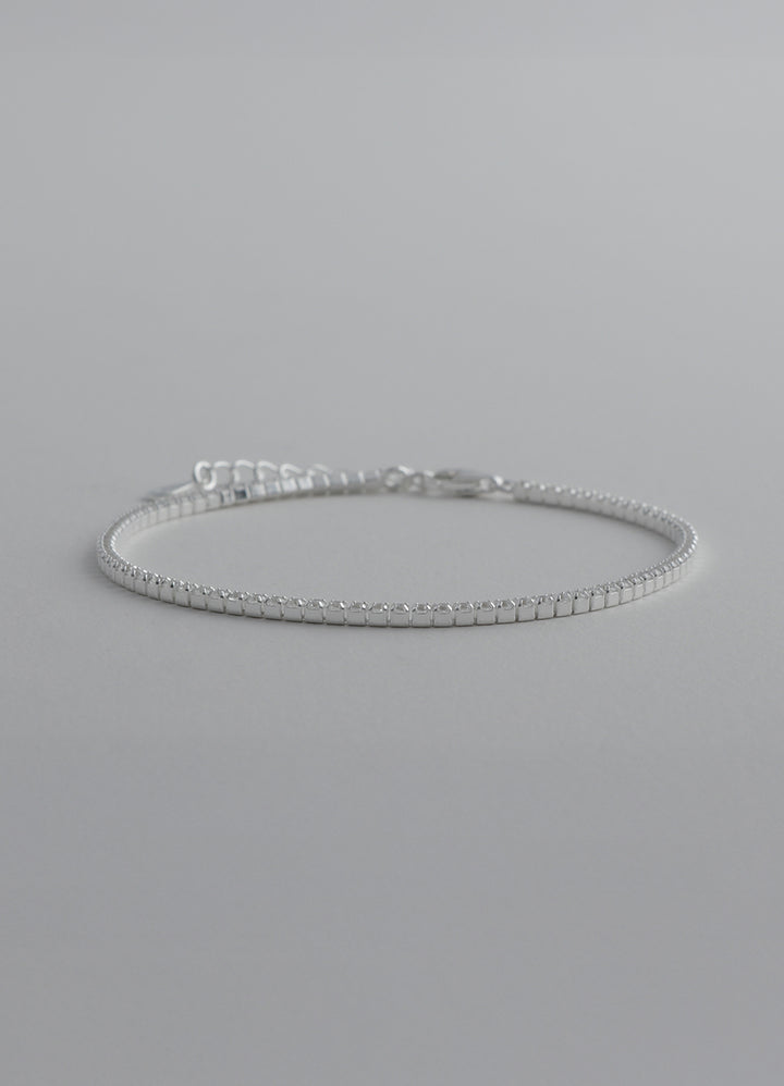 ジルコニアラインブレスレット 1 (SV)Toii