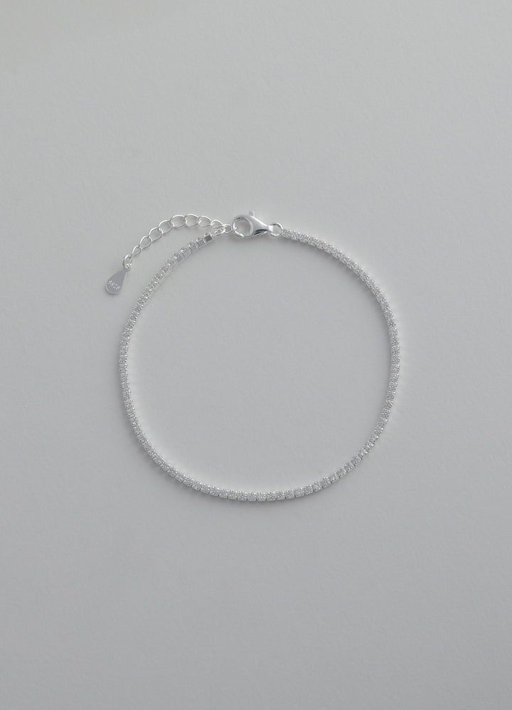 ジルコニアラインブレスレット 1 (SV)Toii