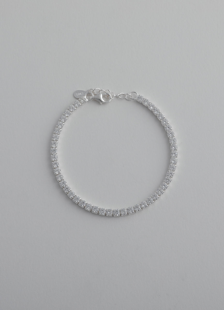 ラインジルコニアブレスレット 2 (SV) Toii
