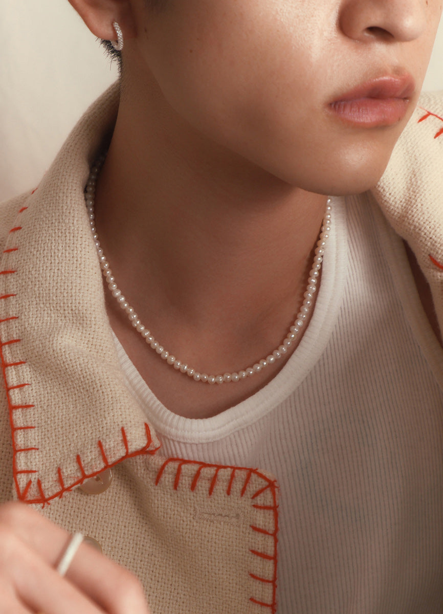 淡水パールネックレスM Toii