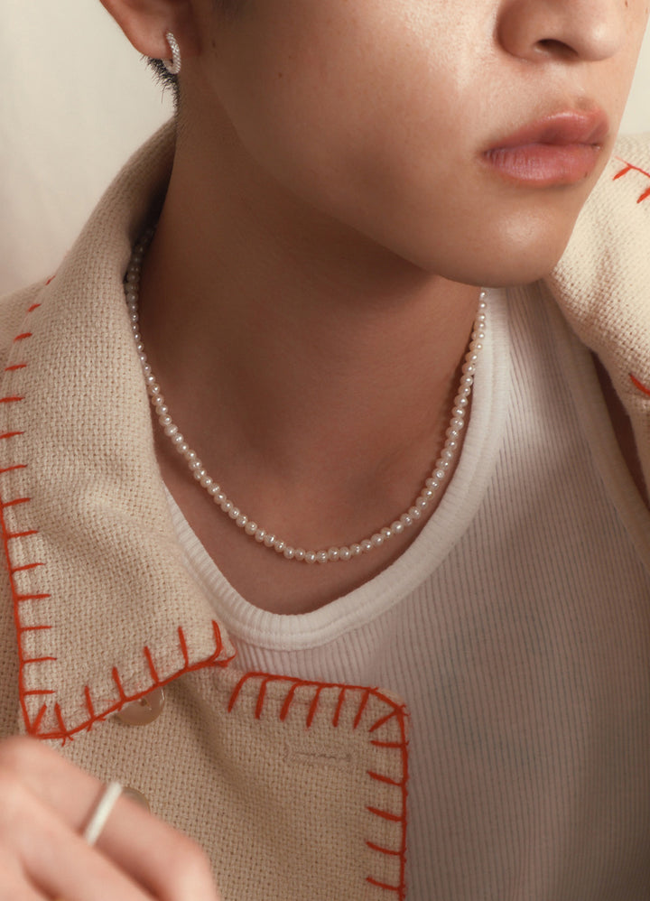 淡水パールネックレスM Toii