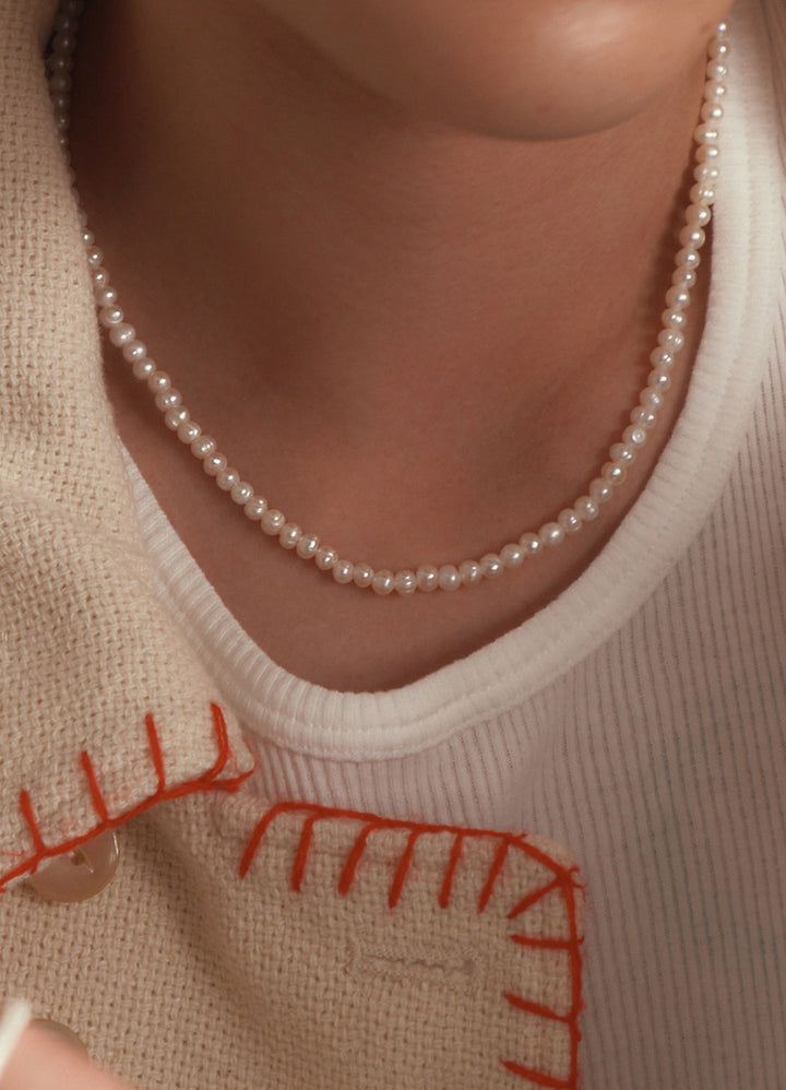 淡水パールネックレスM Toii