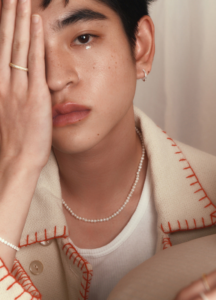 淡水パールネックレスM Toii