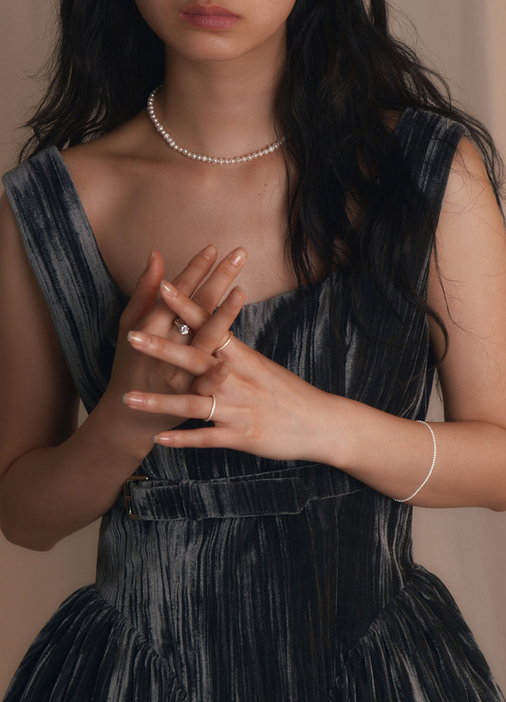 淡水パールネックレスS Toii