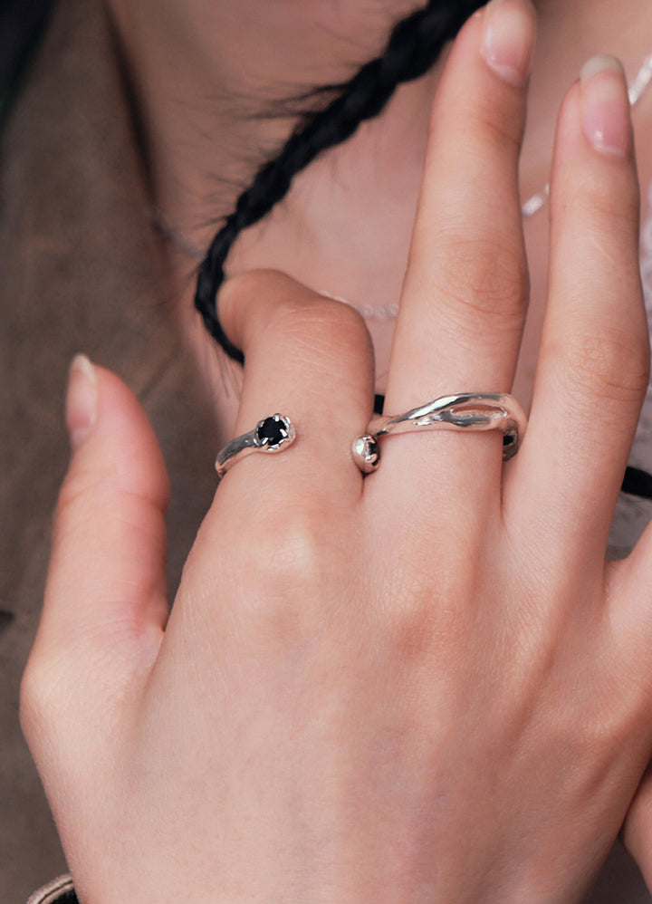 ダブルドットジルコニアリング(BK) Toii