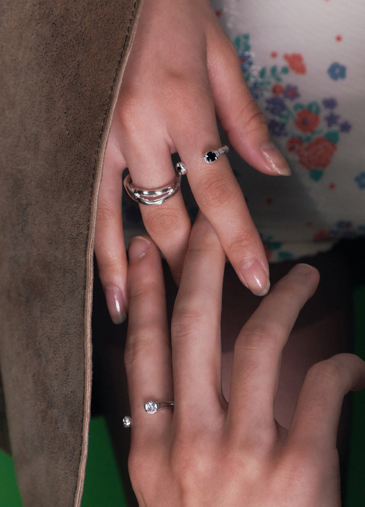 ダブルドットジルコニアリング(BK) Toii