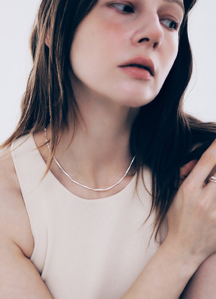 テクスチャーネックレス 2(シルバー925) MATOI