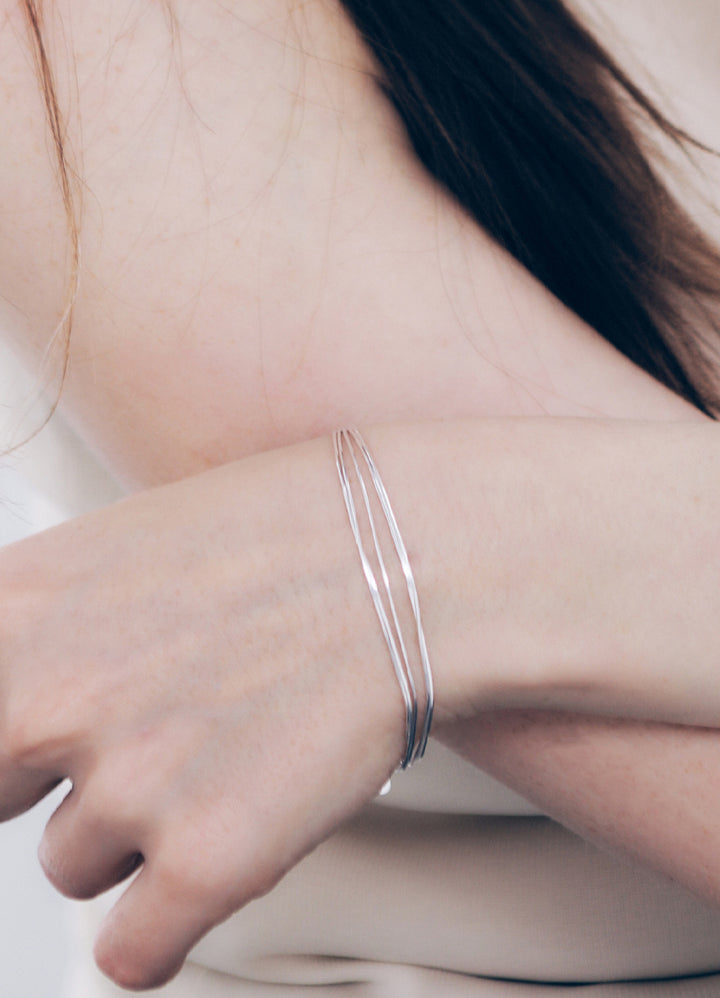 スネークチェーン連ブレスレット (SV) Teilen