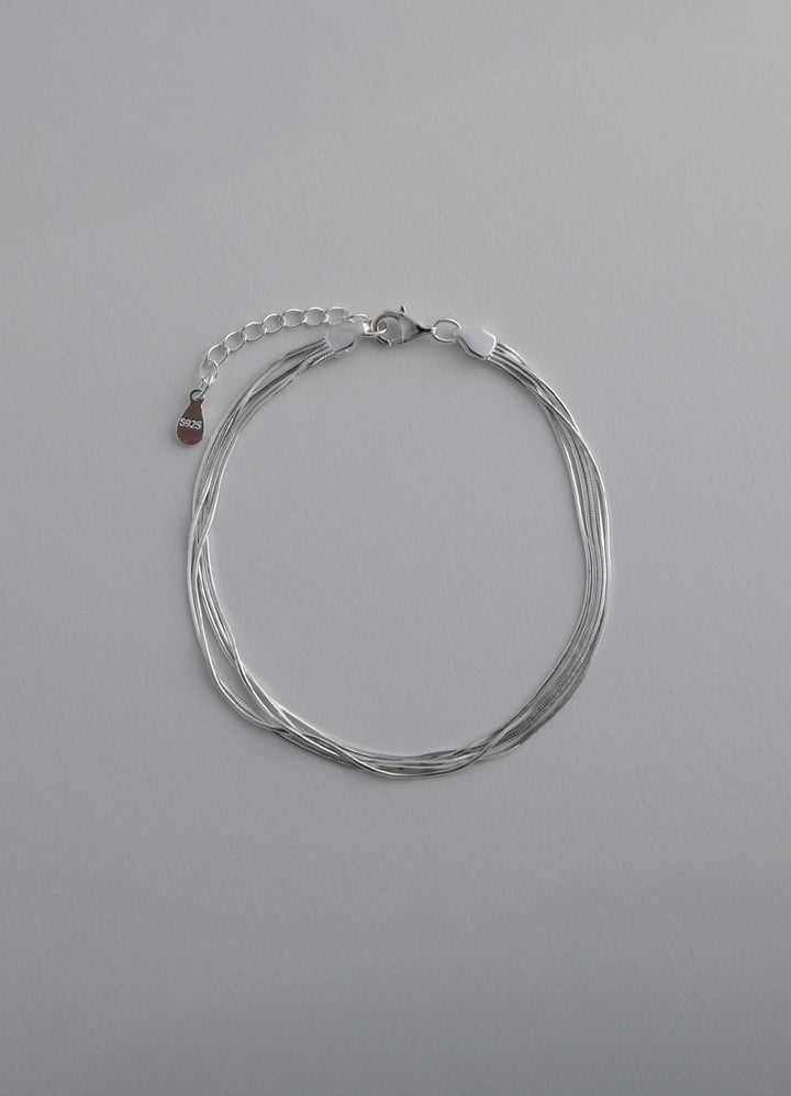 スネークチェーン連ブレスレット (SV) Teilen