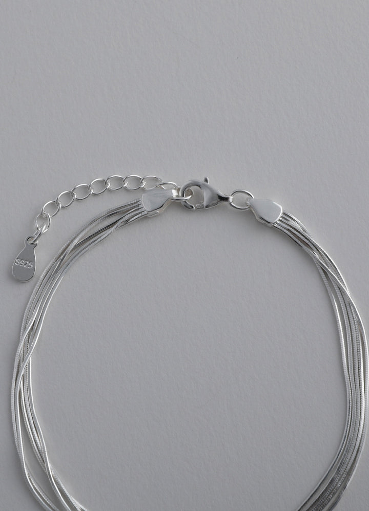 スネークチェーン連ブレスレット (SV) Teilen