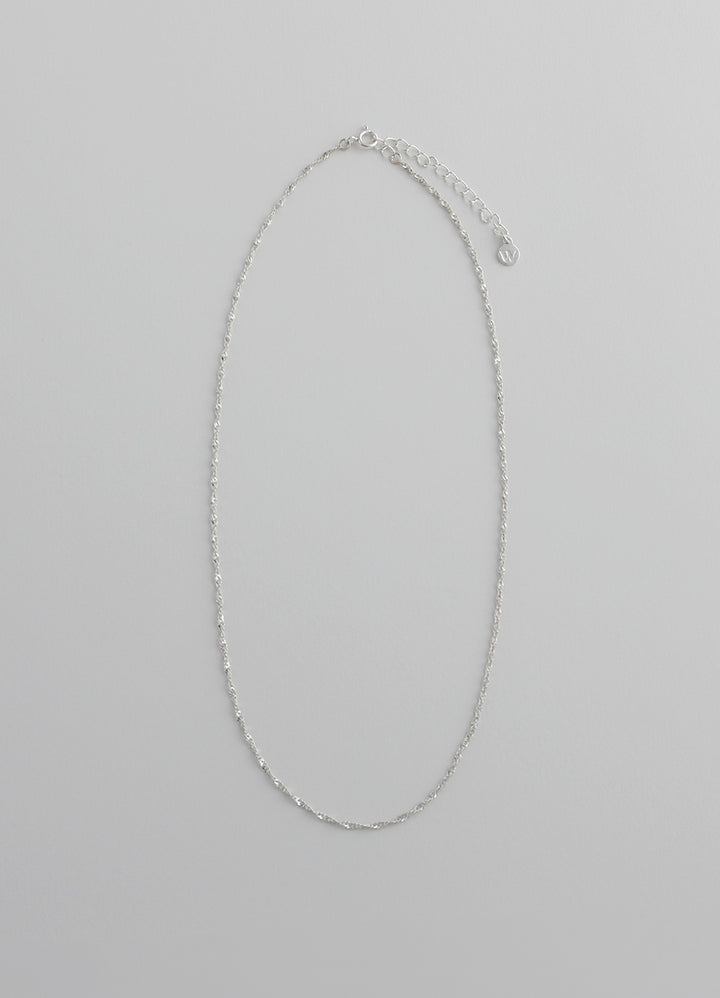 スクリューチェーンネックレス (シルバー925/24KGP) Teilen