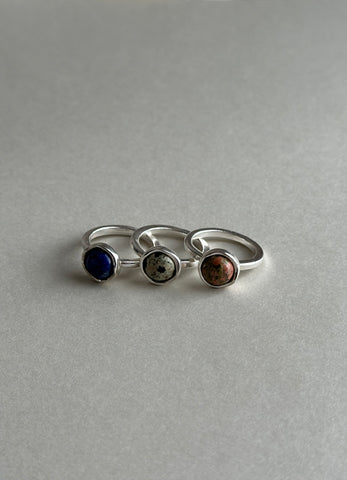 SALE ラウンドジェムストーンリング (13号) Toii