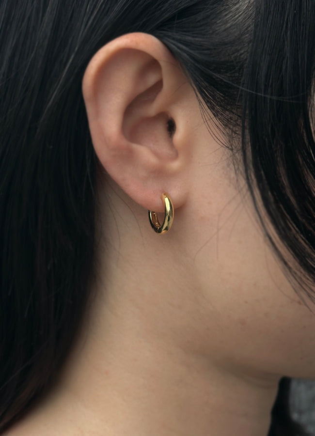 ニートフープピアス15㎜ (シルバー925/16KGP) Teilen ユニセックス