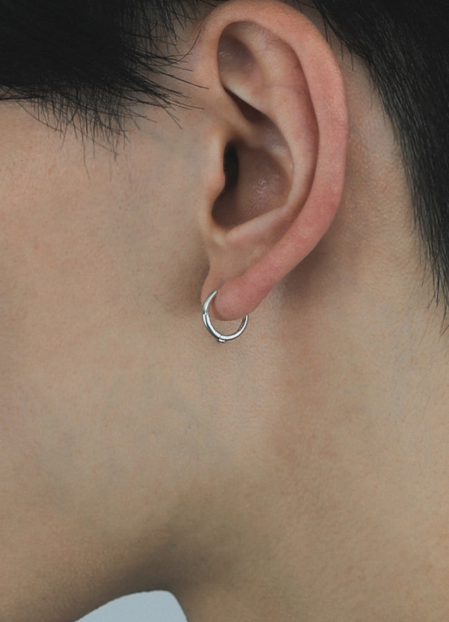 ニートフープピアス 10㎜ (シルバー925) Teilen ユニセックス| whoseA