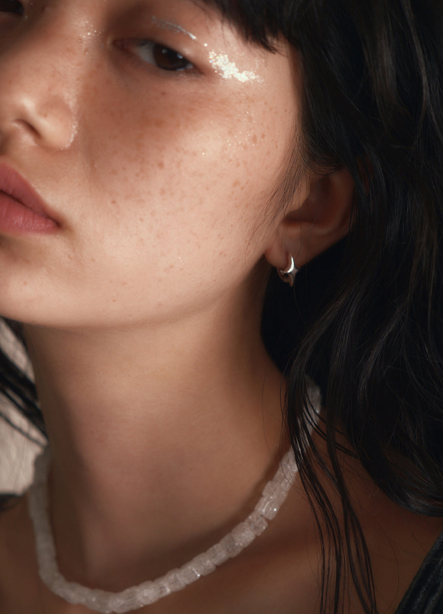 4ポイントスターピアス(SV) Teilen