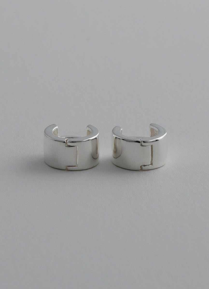ロールミニフープピアス (シルバー925、18KGP) Teilen ユニセックス