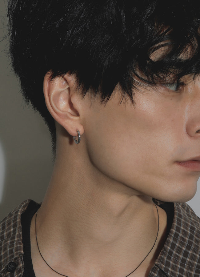 ニットフープピアス (SV) Teilen