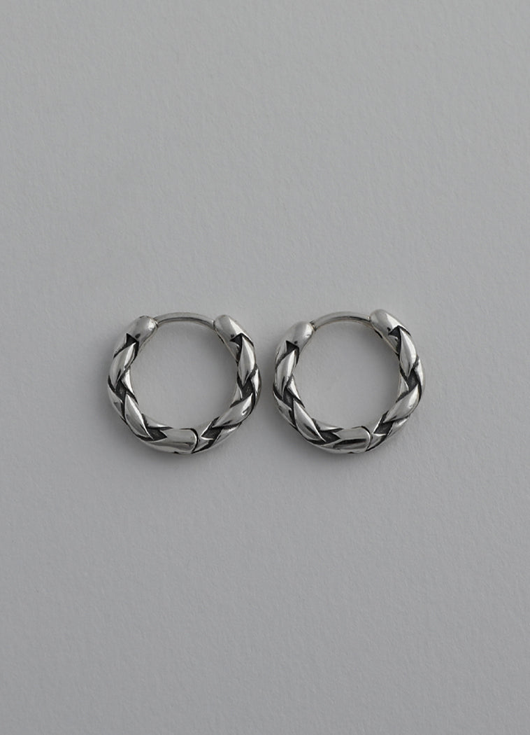 ニットフープピアス (SV) Teilen