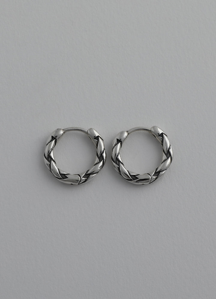 ニットフープピアス (SV) Teilen