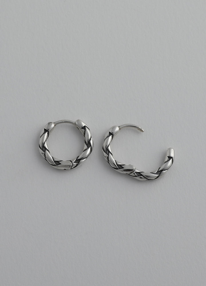 ニットフープピアス (SV) Teilen