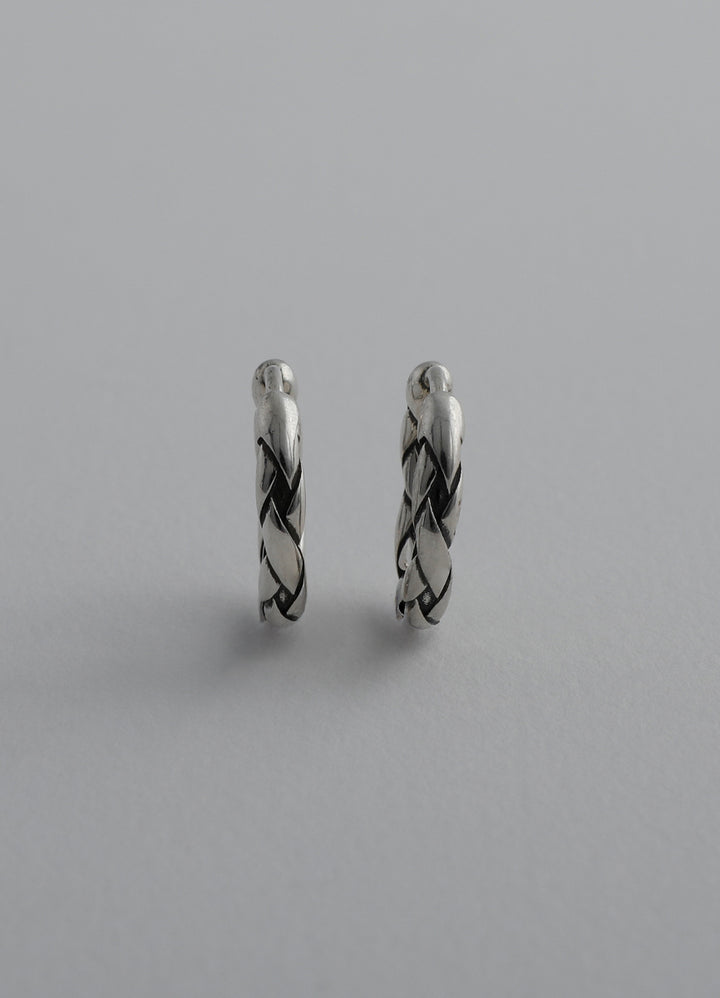 ニットフープピアス (SV) Teilen