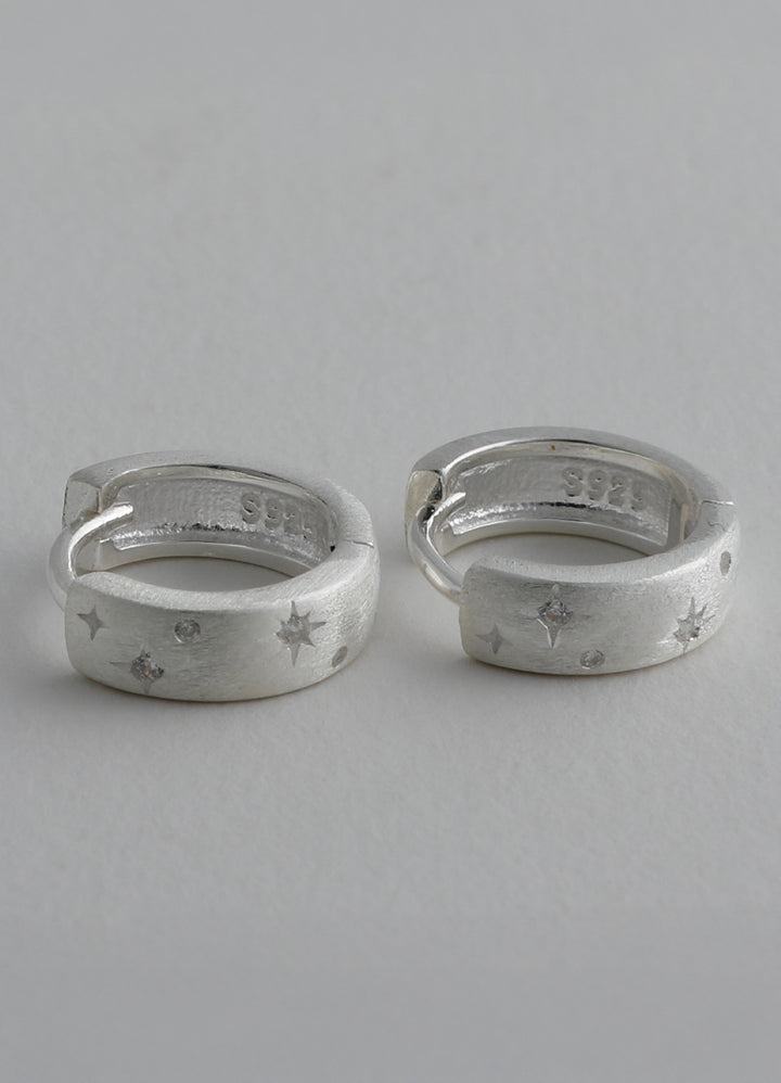 スパークルフープピアス (SV) Toii