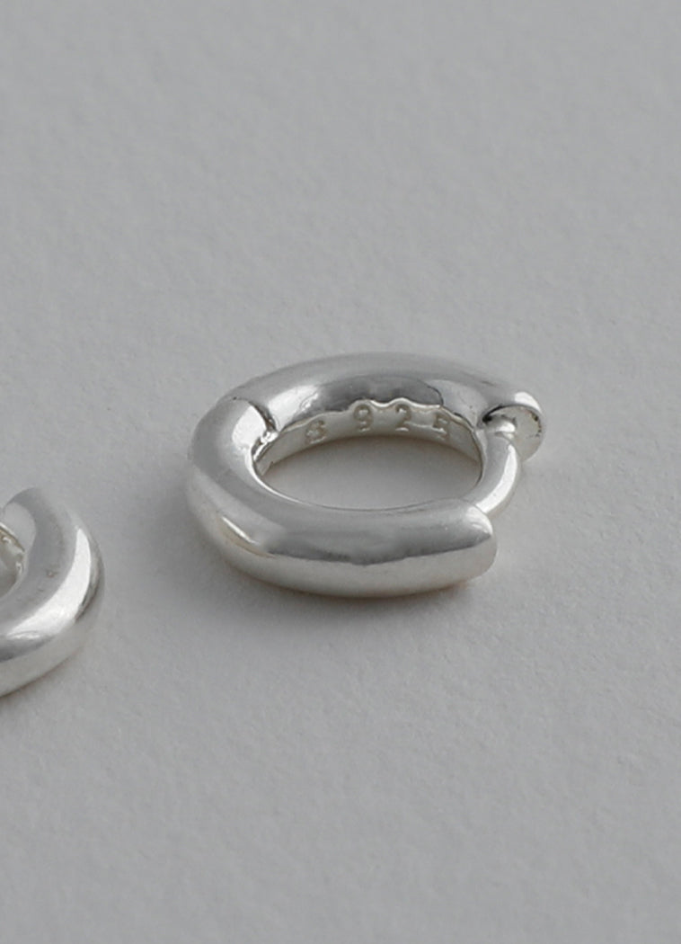 WA TeilenCircleHoopPierce8mm (シルバー925) ユニセックス| whoseA