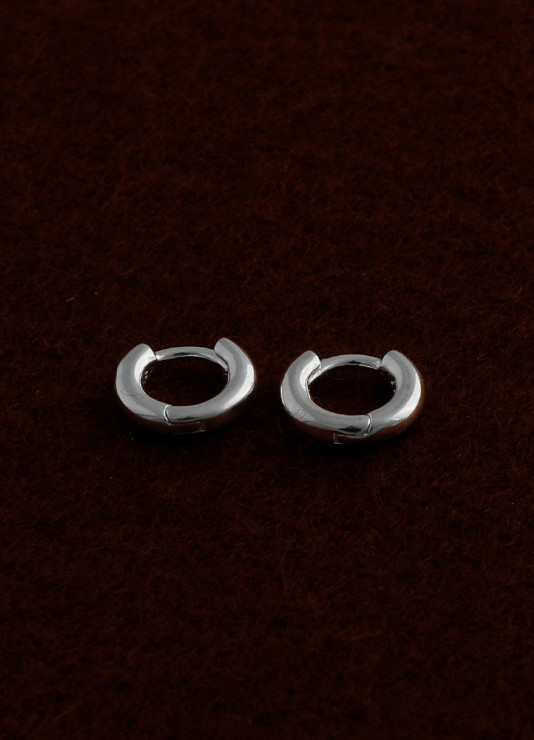 WA TeilenCircleHoopPierce8mm (シルバー925) ユニセックス| whoseA