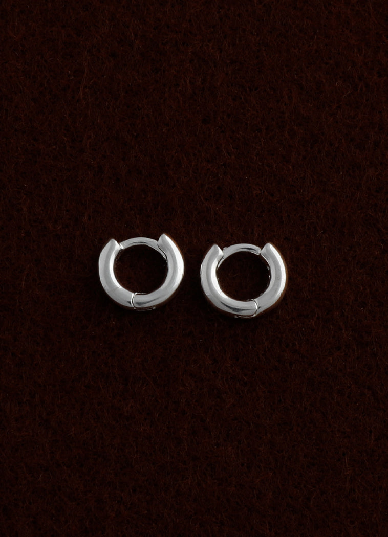WA TeilenCircleHoopPierce8mm (シルバー925) ユニセックス| whoseA