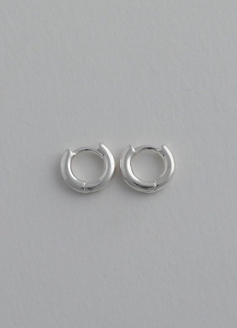 WA TeilenCircleHoopPierce8mm (シルバー925) ユニセックス| whoseA