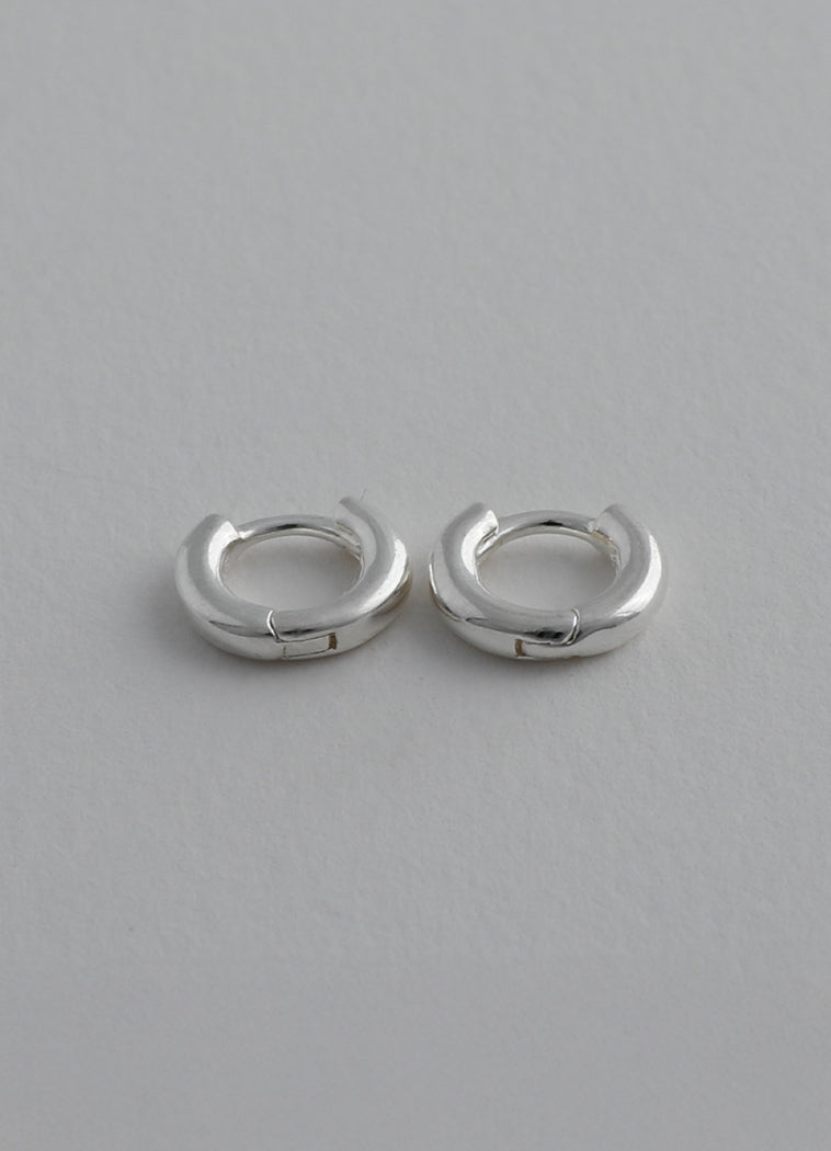 WA TeilenCircleHoopPierce8mm (シルバー925) ユニセックス| whoseA