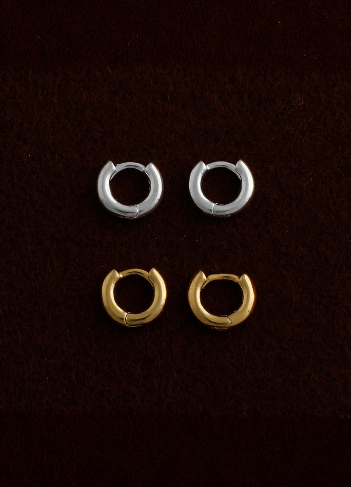 サークルミニフープピアス8mm Teilen