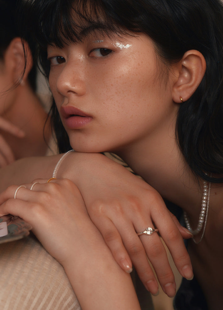 サークルミニフープピアス8mm Teilen