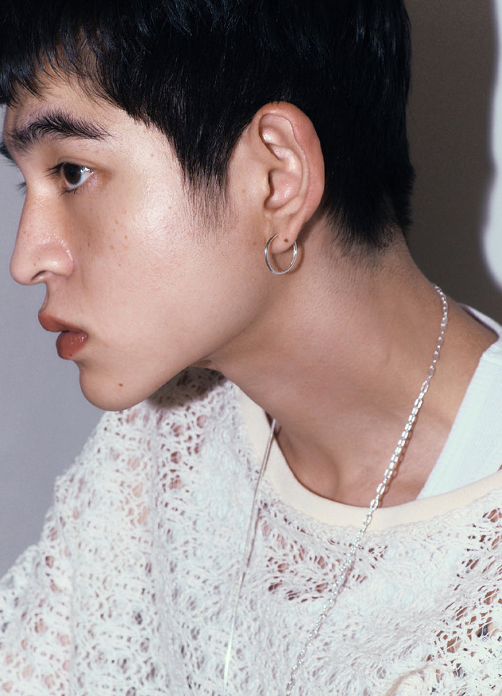 ニートフープピアス (20mm/SV) Teilen