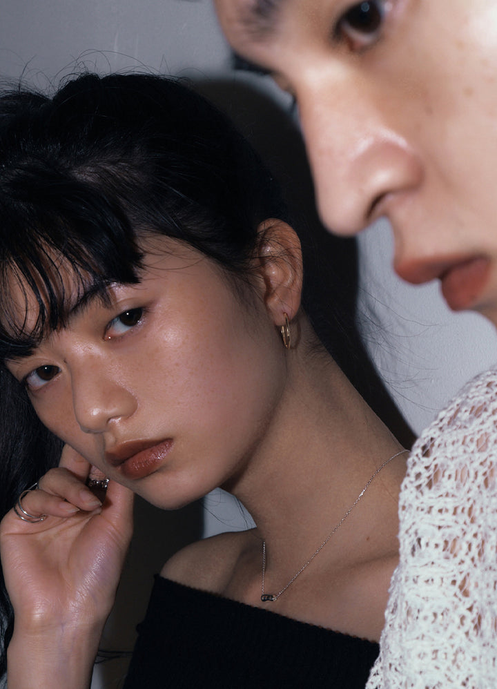 ニートフープピアス(20mm/16KGP) Teilen