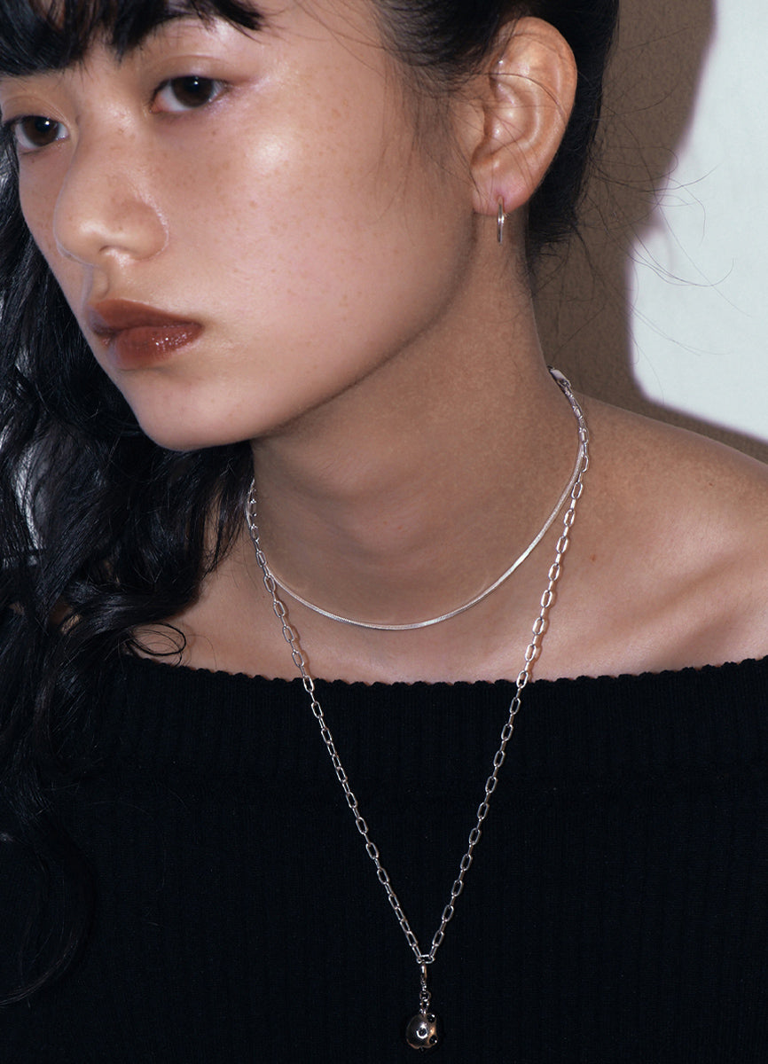 ニートフープピアス2（15mm/ SV) Teilen