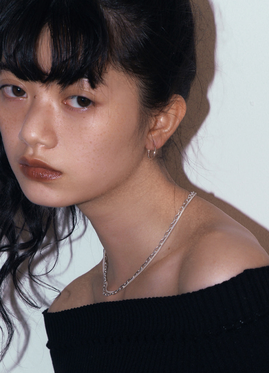 ニートフープピアス2（15mm/ SV) Teilen