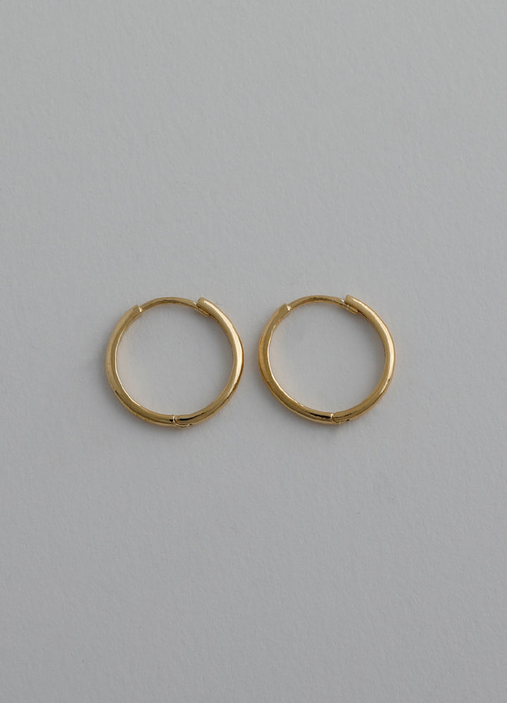 ニートフープピアス2（15mm /16KGP) Teilen