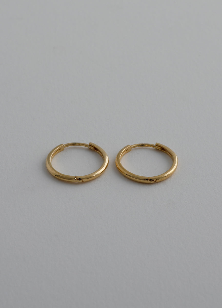 ニートフープピアス2（15mm /16KGP) Teilen