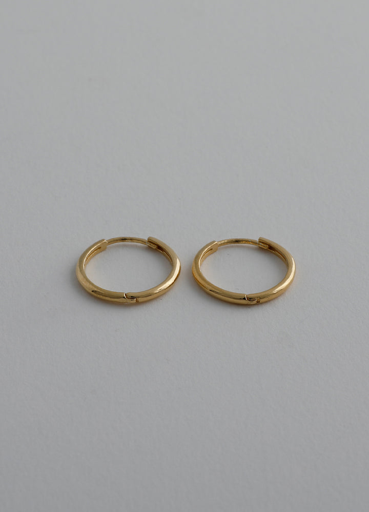 ニートフープピアス2（15mm /16KGP) Teilen