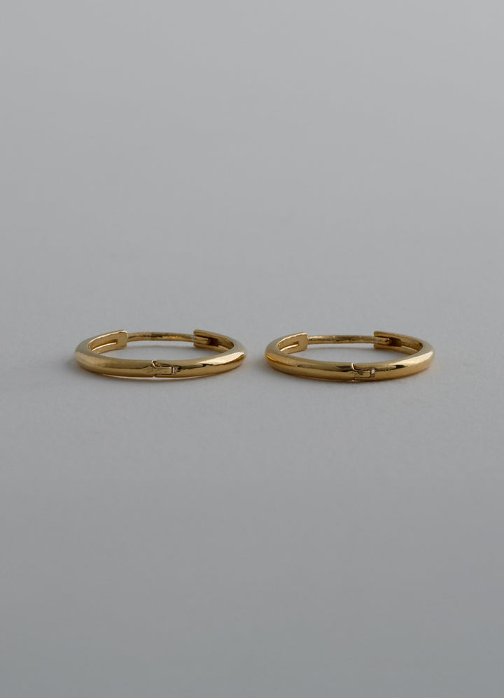 ニートフープピアス2（15mm /16KGP) Teilen