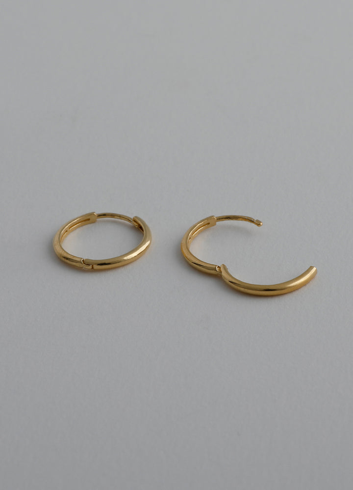 ニートフープピアス2（15mm /16KGP) Teilen