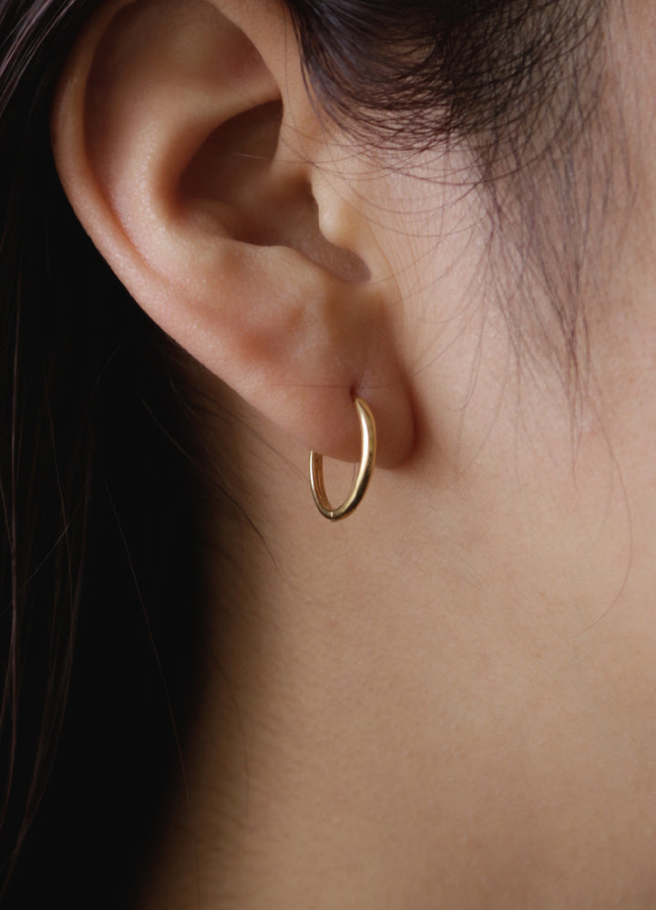 ニートフープピアス2（15mm /16KGP) Teilen