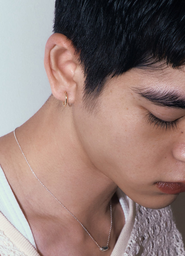 ニートフープピアス2（15mm /16KGP) Teilen