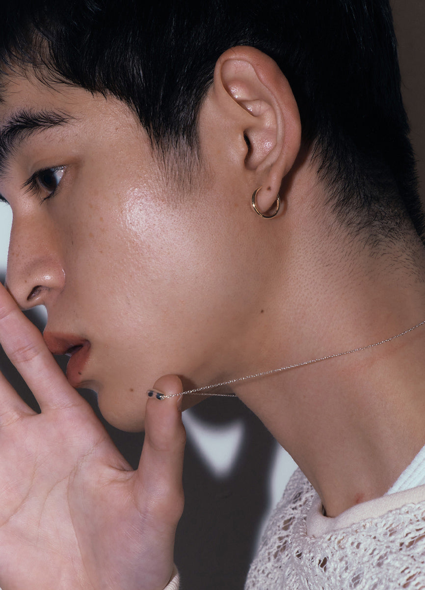 ニートフープピアス2（15mm /16KGP) Teilen