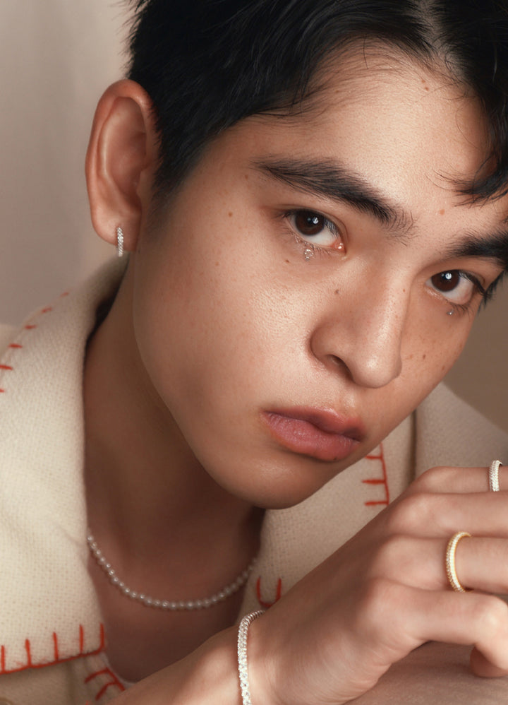 スターミニフープピアス (SV) Teilen