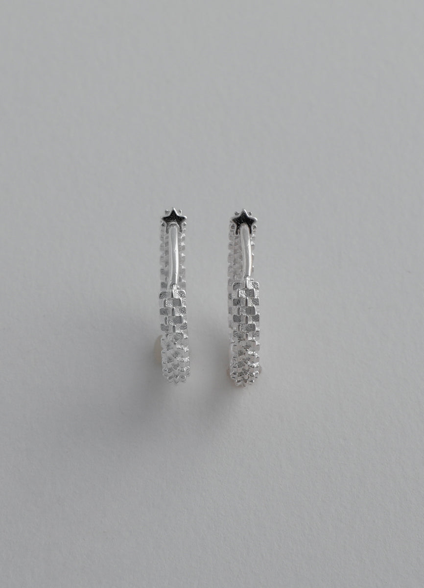 スターミニフープピアス (SV) Teilen