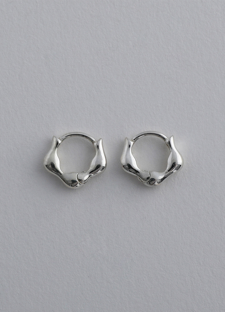ピラーフープピアス (シルバー925) MATOI