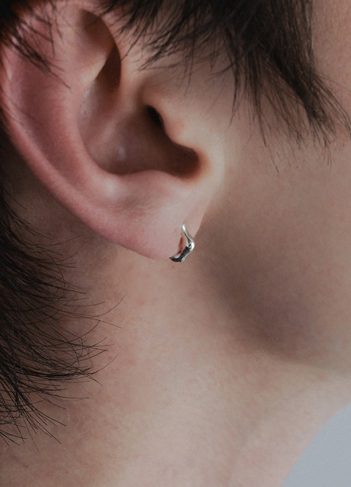 ピラーフープピアス (シルバー925) MATOI
